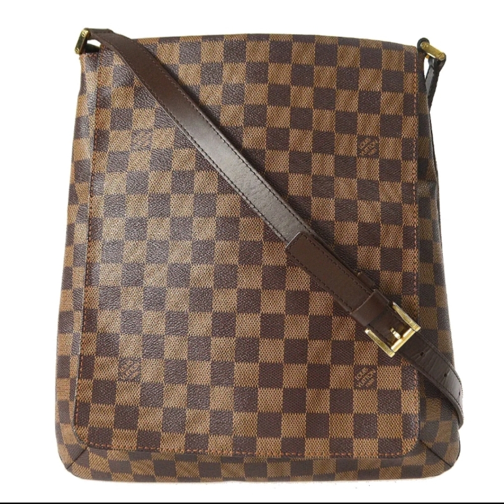 Authenticity Guarantee LOUIS VUITTON MUSETTE SHORT CROSS BODY BAG DAMIER N51302